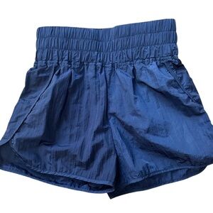 Automet Navy High Waist Running Shorts Size M in EUC Built In Panty